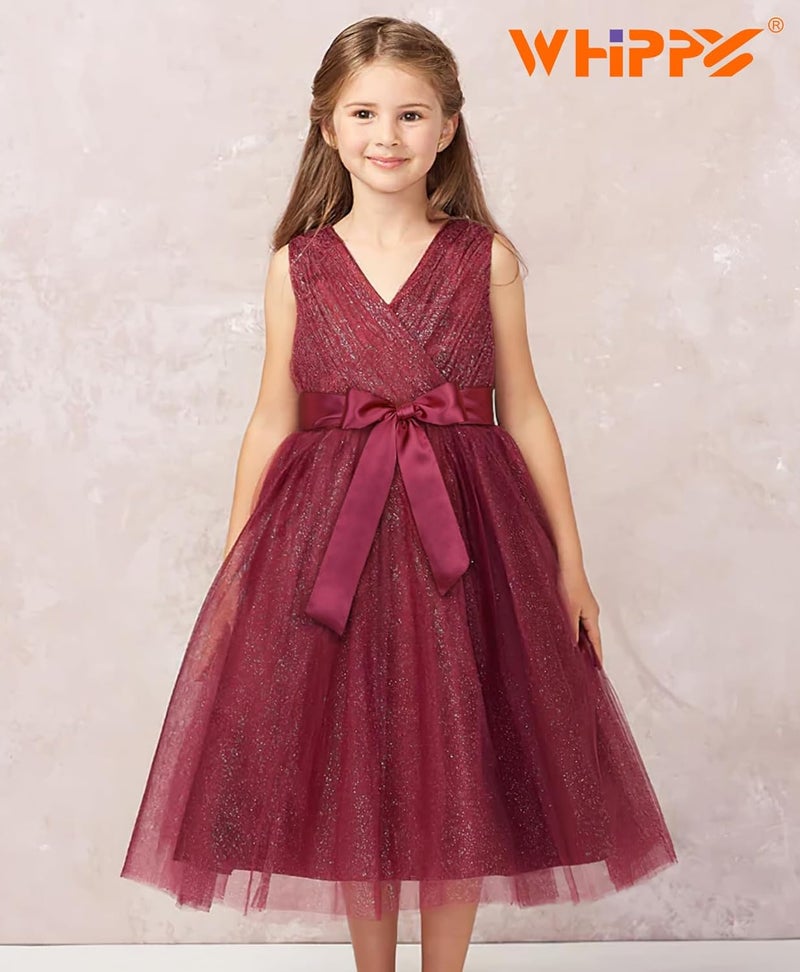 WHIPPY Sash Belt for Girls Dress Kids Long Waist Belts for Wedding Party 2'' Wide - Image 3